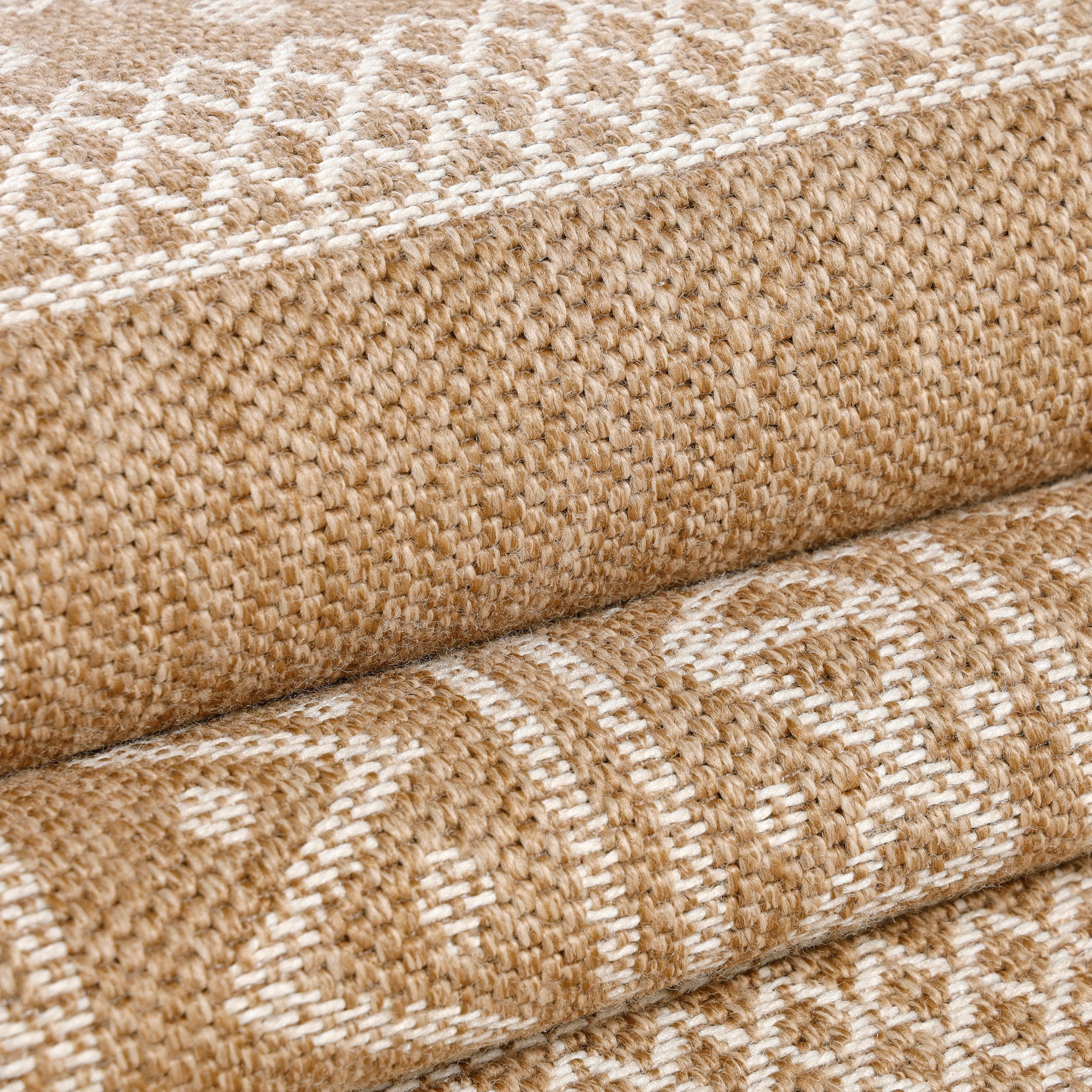 Indoor & Outdoor Rug Weatherproof Vintage Design Natural Look Kitchen Balcony Patio