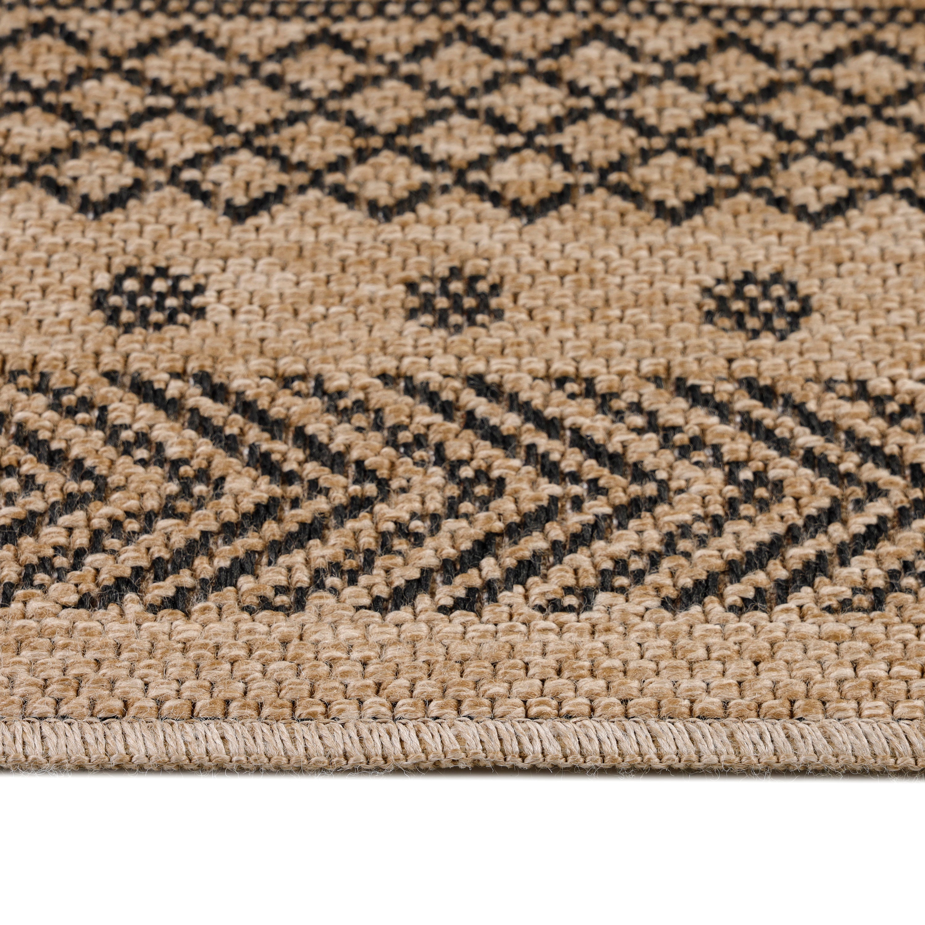 Indoor & Outdoor Rug Weatherproof Vintage Design Natural Look Kitchen Balcony Patio
