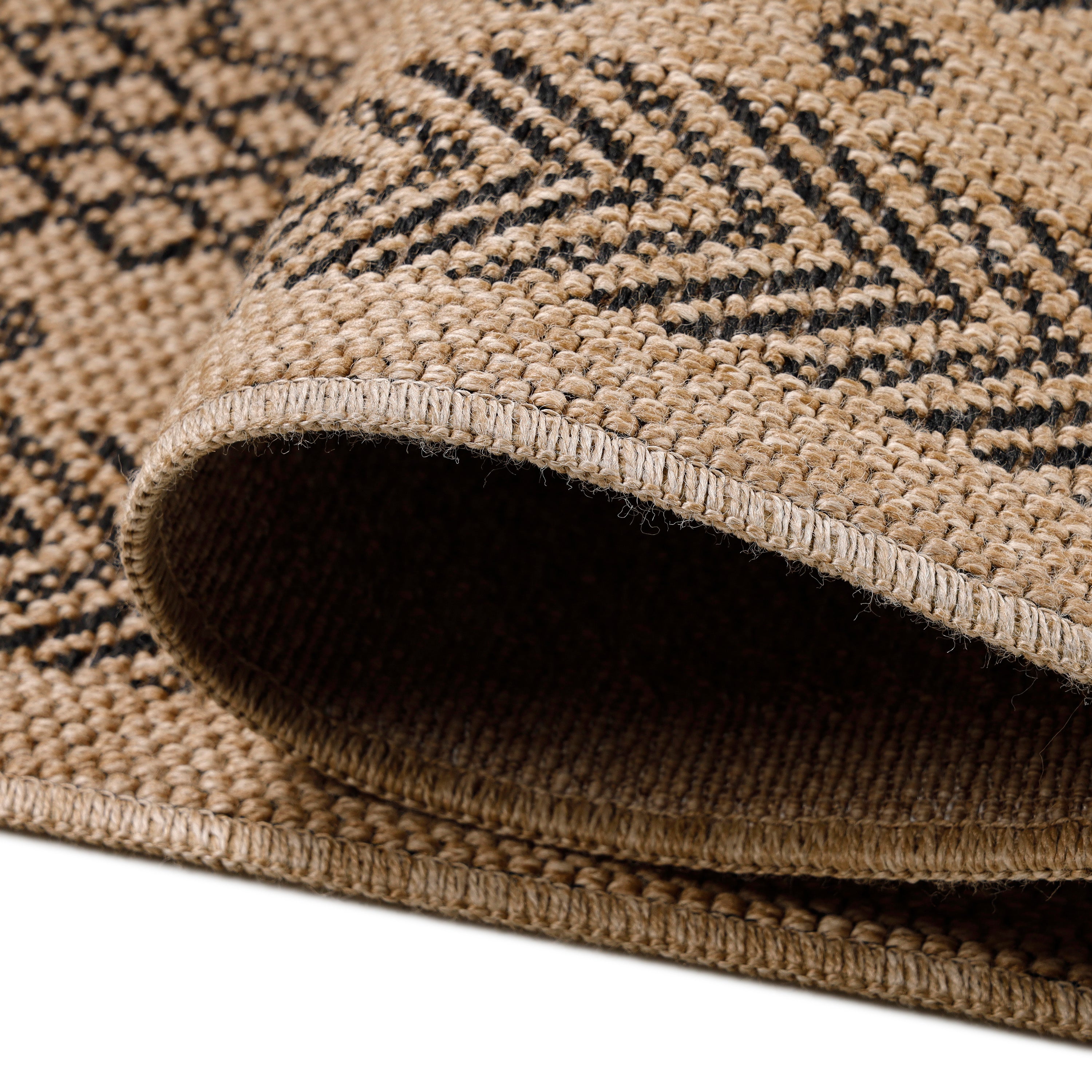Indoor & Outdoor Rug Weatherproof Vintage Design Natural Look Kitchen Balcony Patio