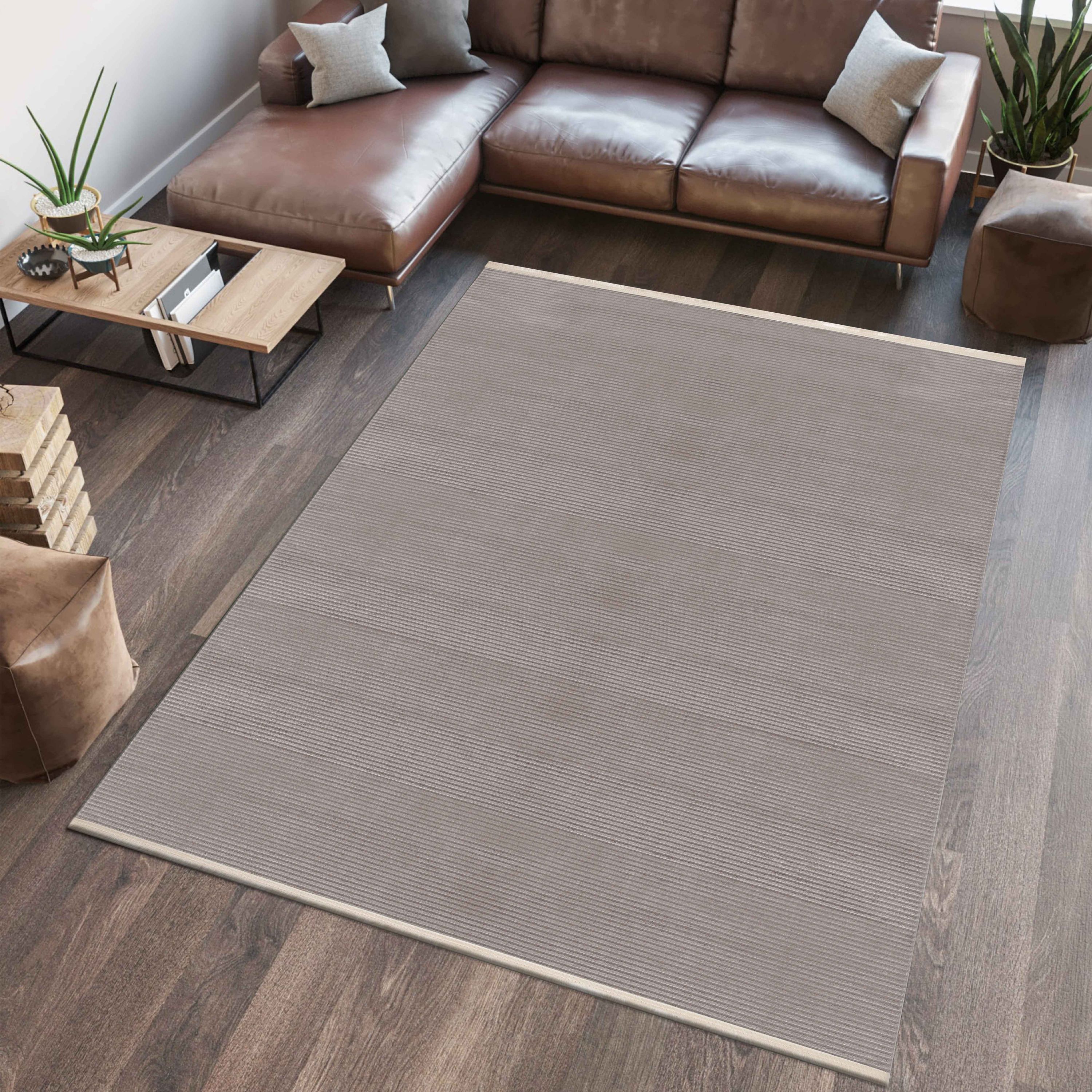 Tapis de salon de créateur moderne, fin et uni, style Boho, lavable