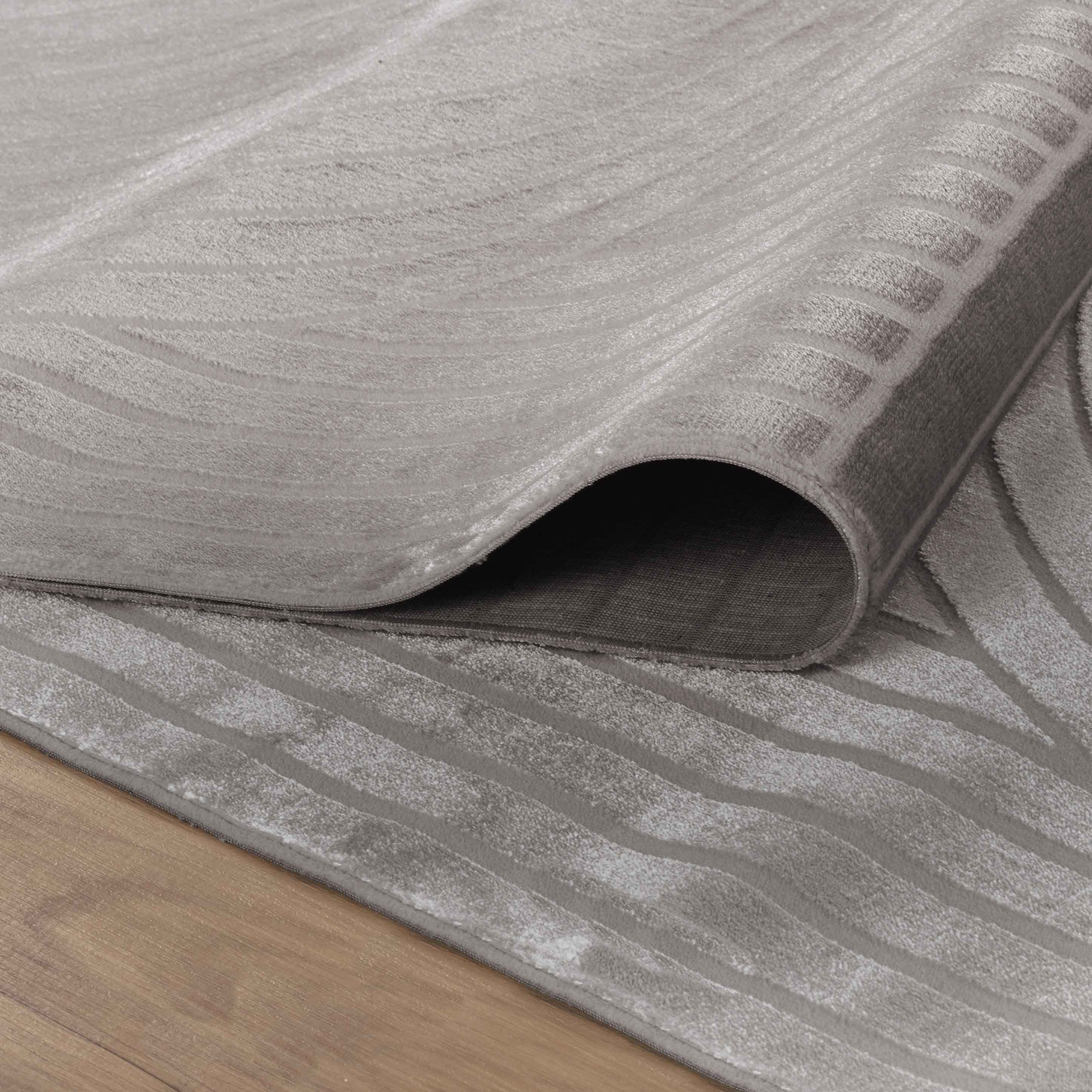 Modern Designer Living Room Rug Thin Plain Boho Style Washable