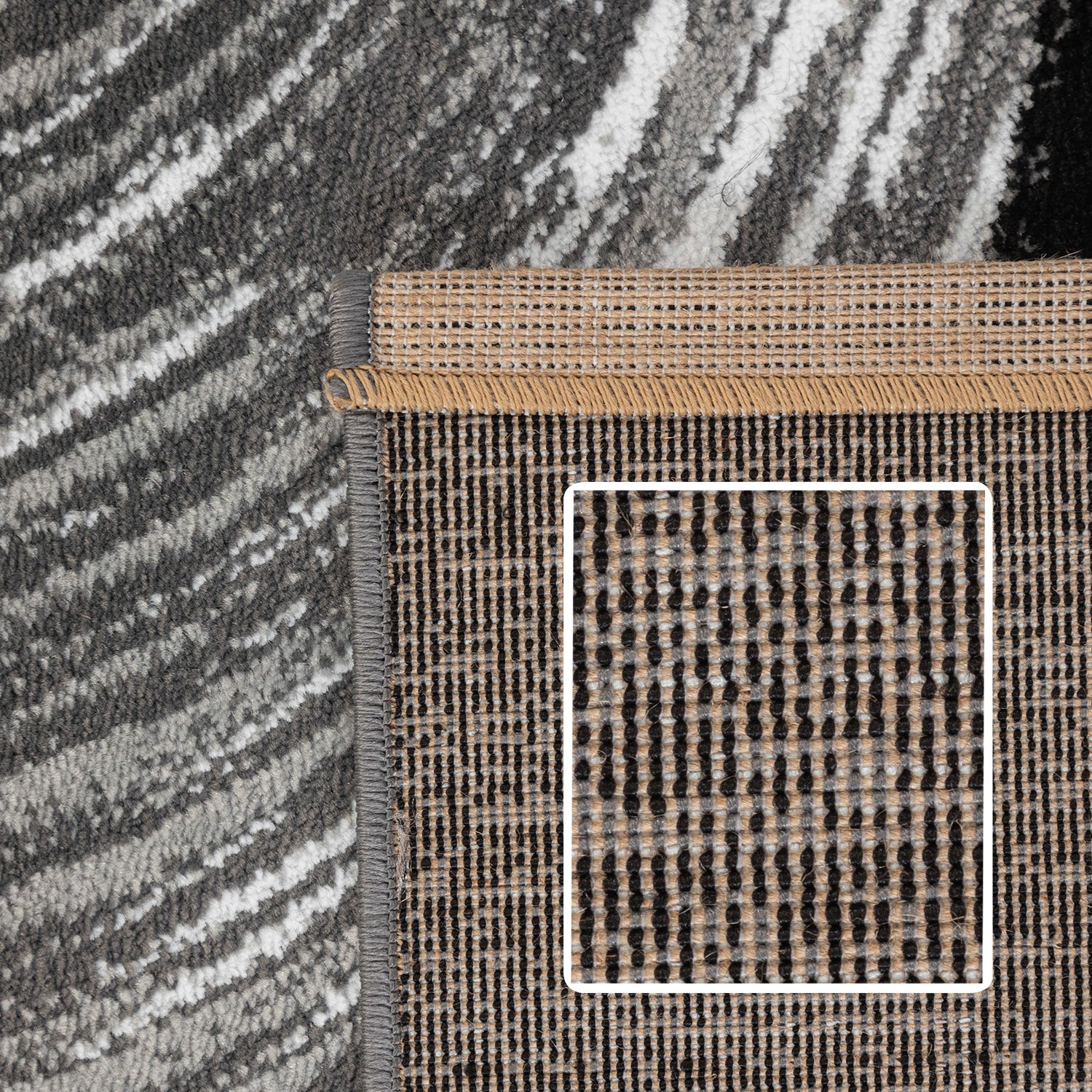 Tapis Salon Chambre Moderne Poils Courts Abstrait Conception À Carreaux Robuste