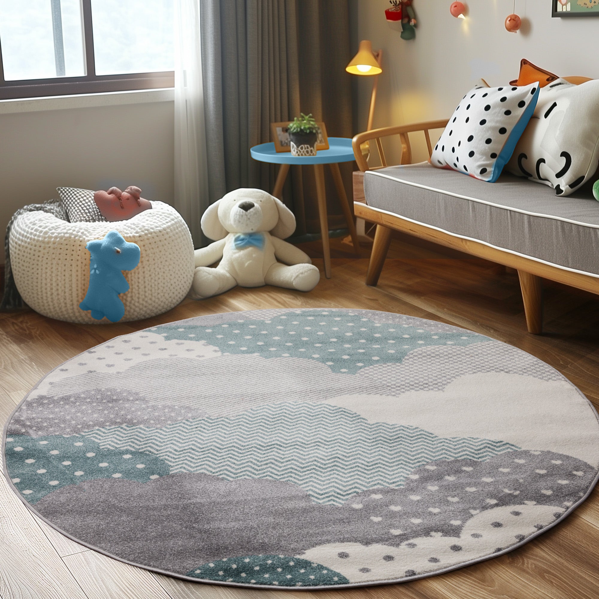 Tapis pour enfants chambre d'enfant design nuage tapis pour enfants chambre de bébé à poils doux