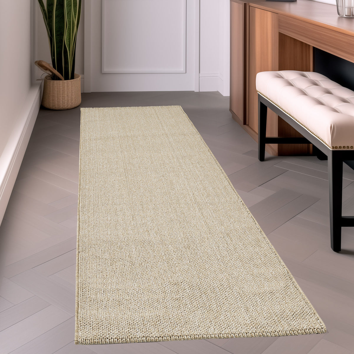 Carpettex Schlingenflor Teppich Einfarbig Weich Pflegeleicht