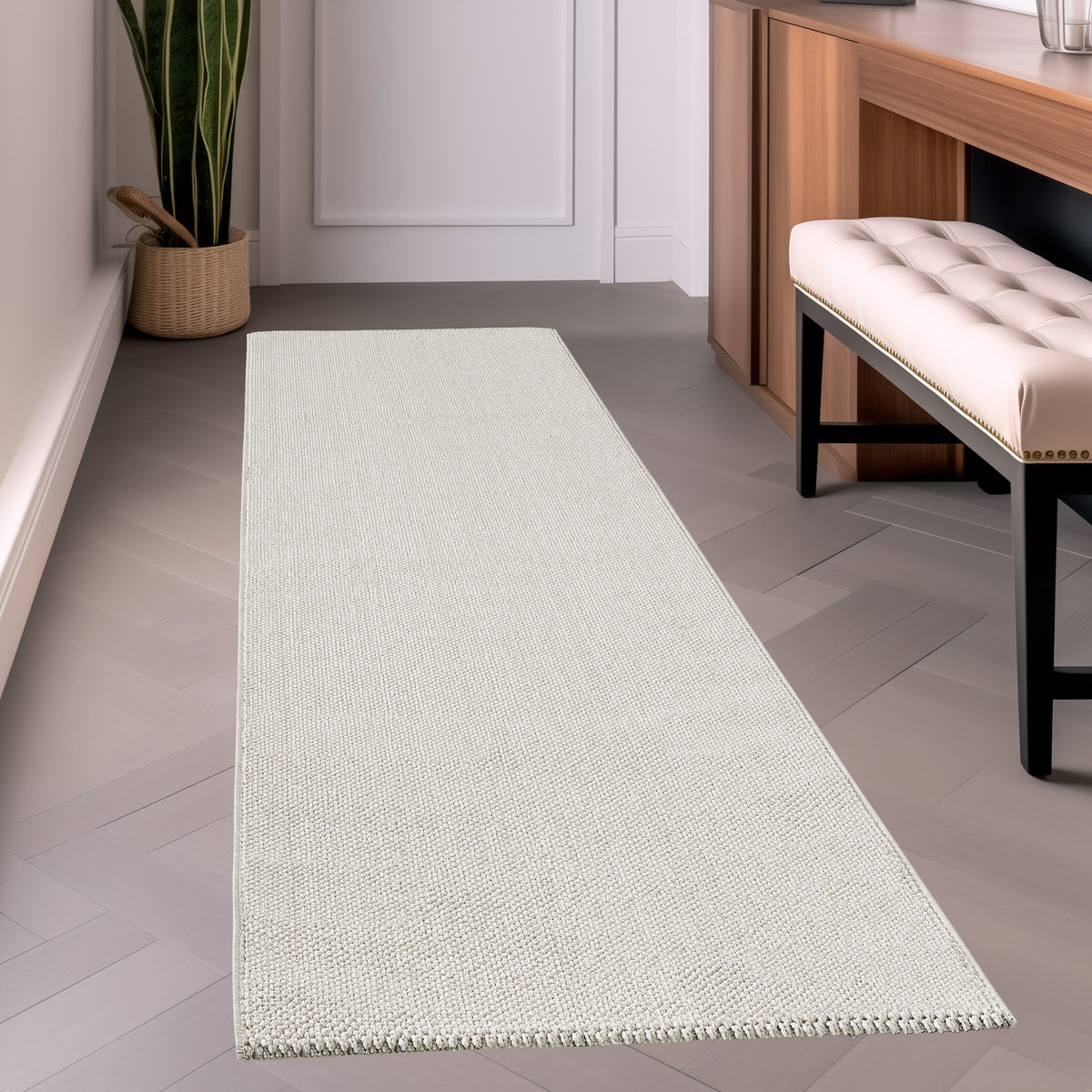Carpettex Schlingenflor Teppich Einfarbig Weich Pflegeleicht