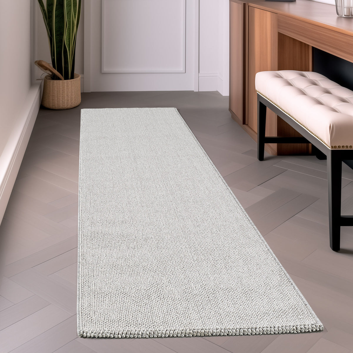 Carpettex Schlingenflor Teppich Einfarbig Weich Pflegeleicht