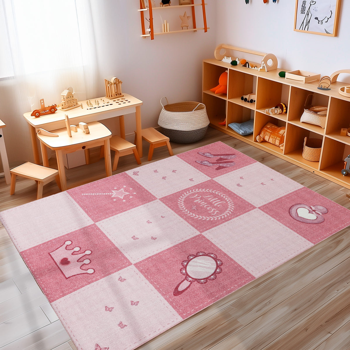 Carpettex Kinderteppich Babyteppich Rutschfest Weich Antiallergen