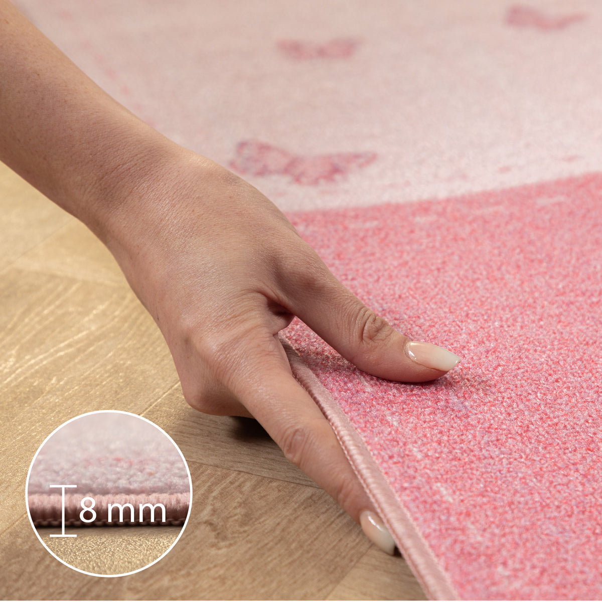 Carpettex Kinderteppich Babyteppich Rutschfest Weich Antiallergen