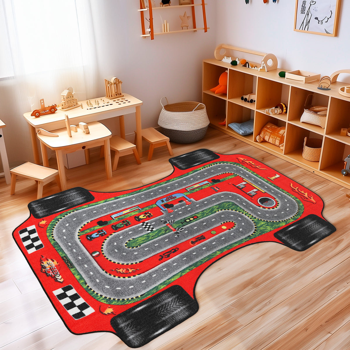 Carpettex Kinderteppich Babyteppich Rutschfest Weich Antiallergen