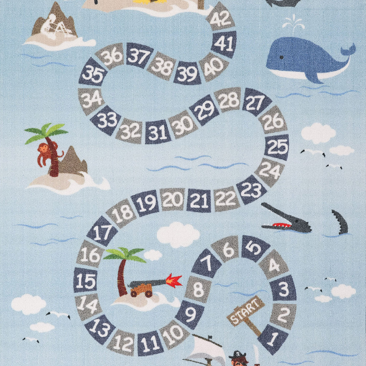 Carpettex Kinderteppich Babyteppich Rutschfest Weich Antiallergen