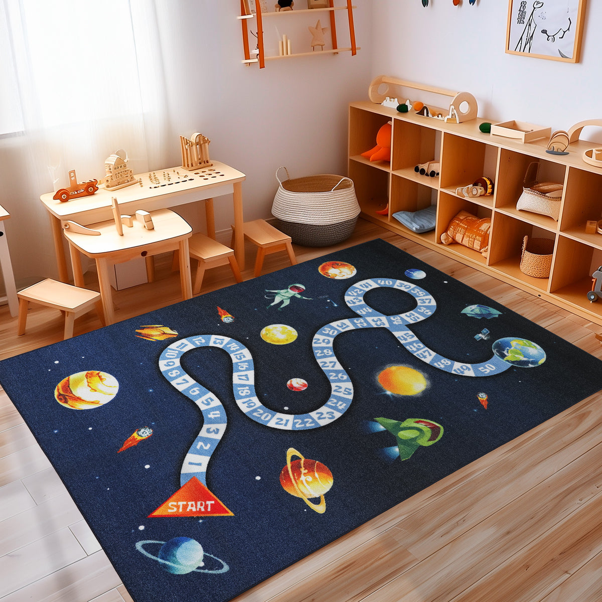 Carpettex Kinderteppich Babyteppich Rutschfest Weich Antiallergen