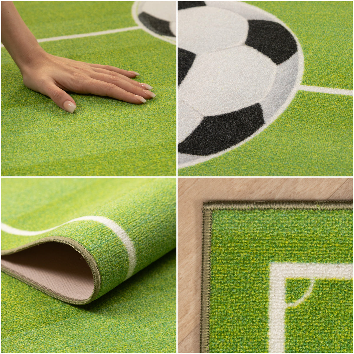 Carpettex Kinderteppich Babyteppich Rutschfest Weich Antiallergen