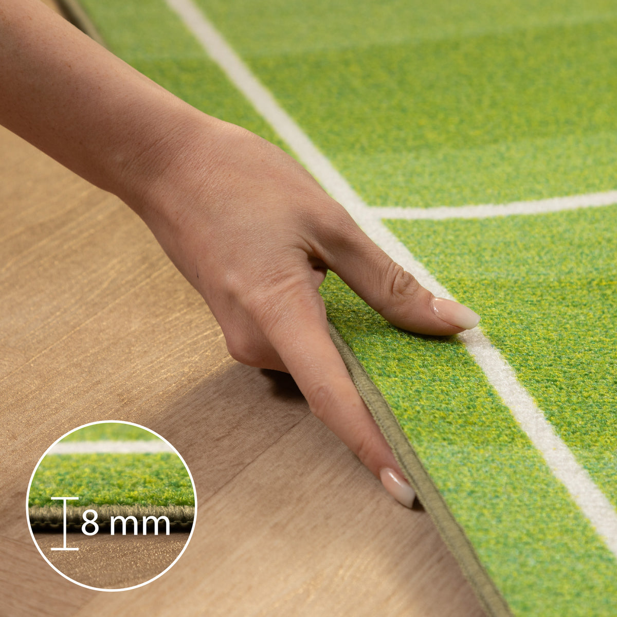 Carpettex Kinderteppich Babyteppich Rutschfest Weich Antiallergen