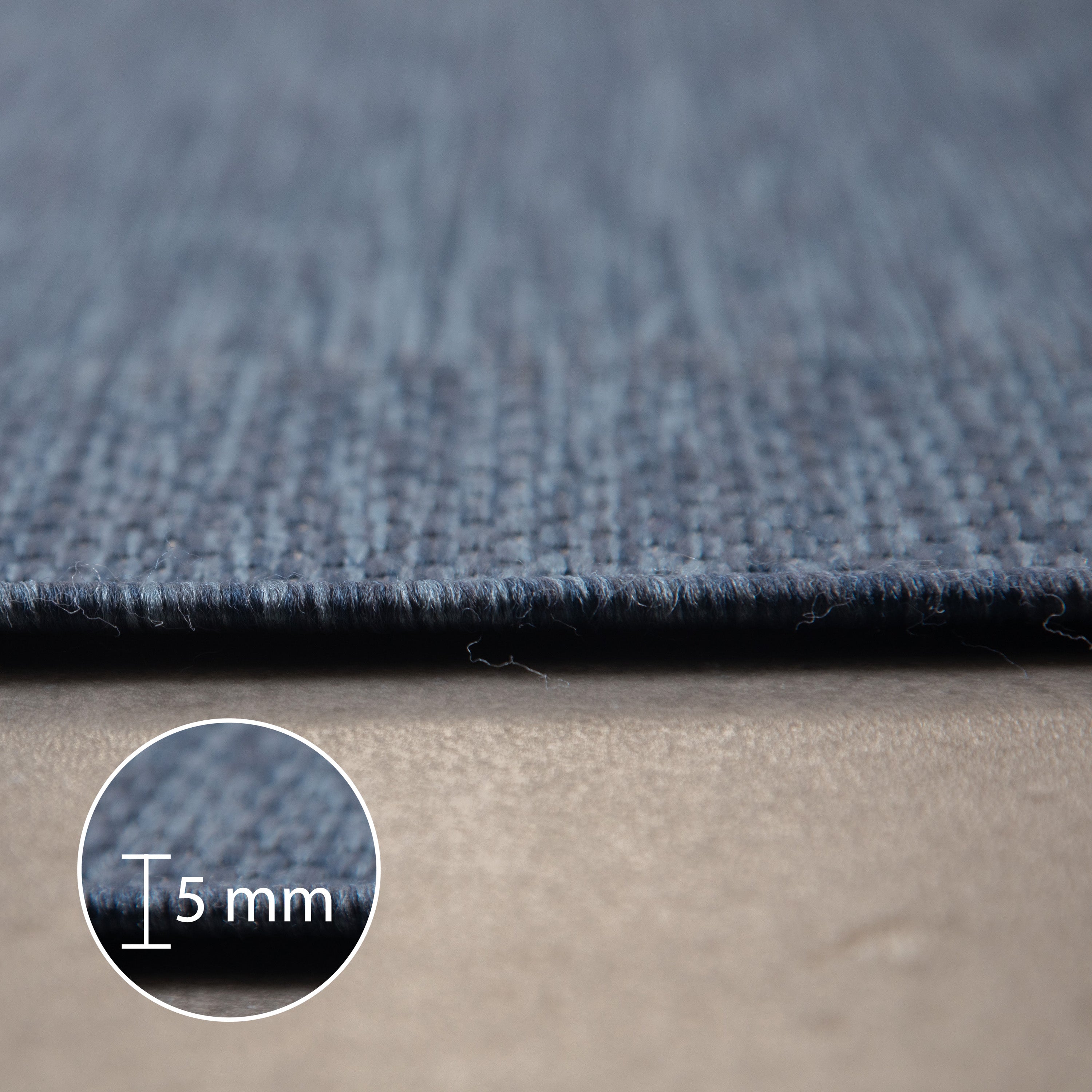 Round Outdoor Rug Plain Weatherproof Patio Kitchen Rug Flat Weave