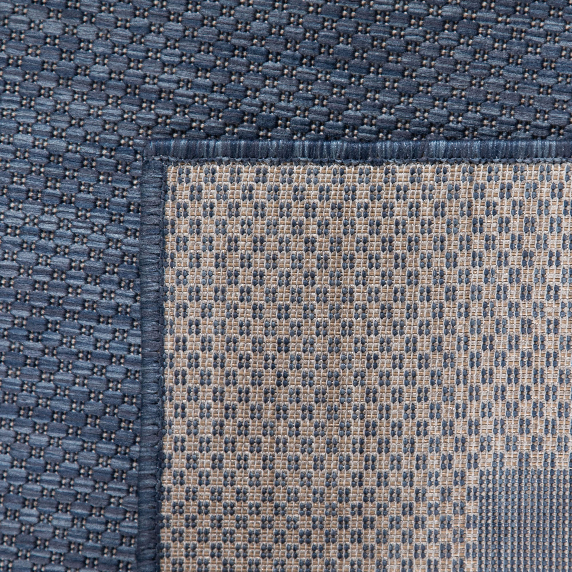 Round Outdoor Rug Plain Weatherproof Patio Kitchen Rug Flat Weave