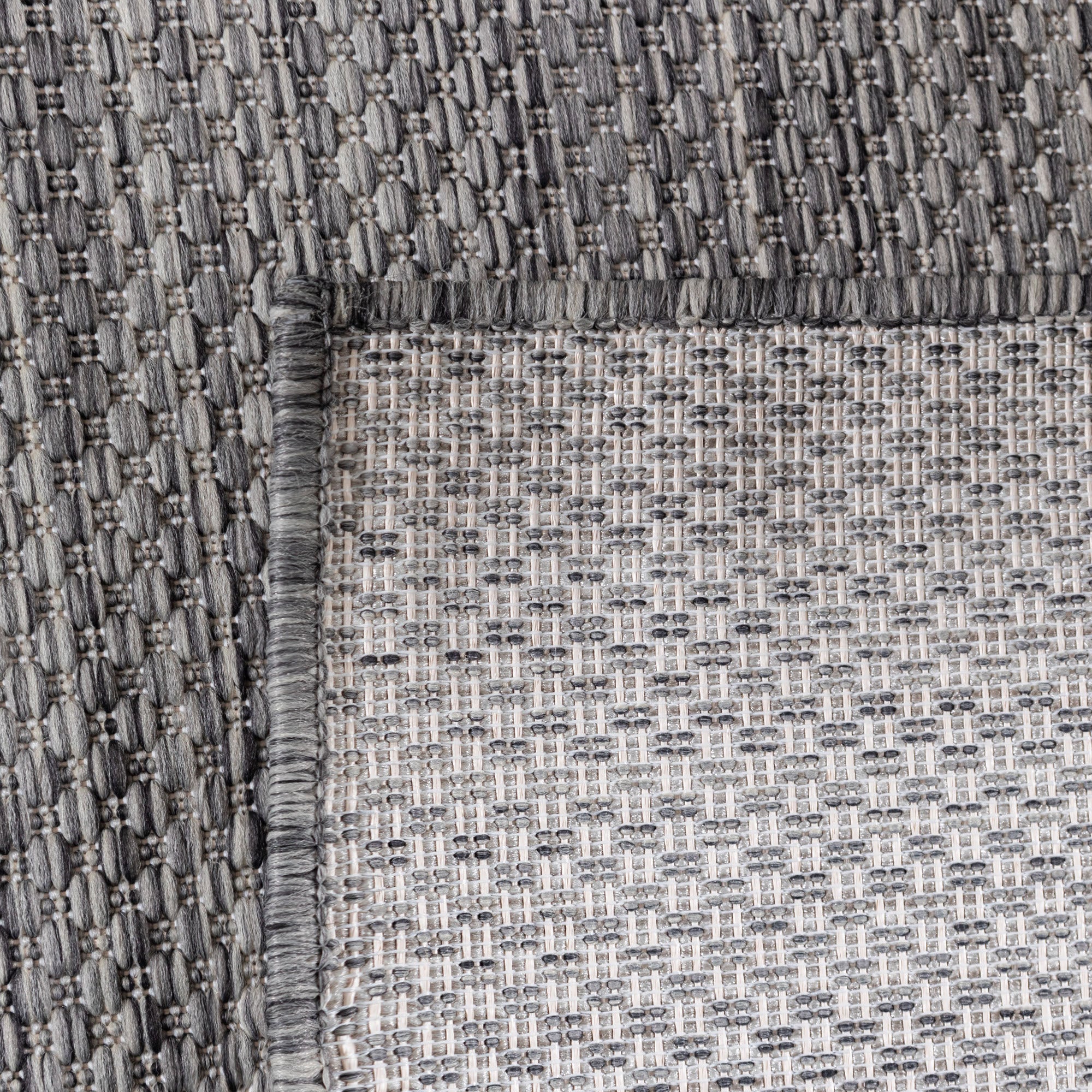 Round Outdoor Rug Plain Weatherproof Patio Kitchen Rug Flat Weave