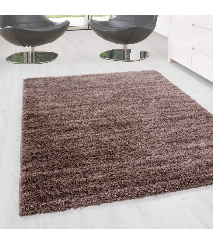 Tapis à poils longs à poils longs, tapis de salon, doux, uni en 14 couleurs