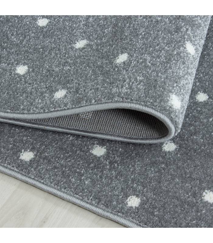 Kinderteppich Kurzflor Leuchtturm Seefahrt Schiff Kinderzimmer Grau Beige