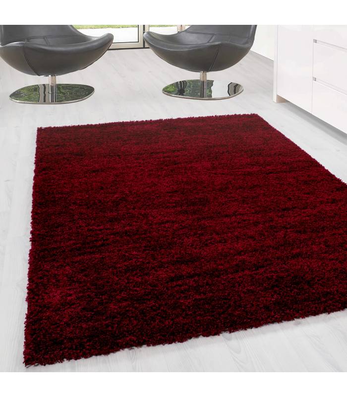 Tapis à poils longs à poils longs, tapis de salon, doux, uni en 14 couleurs