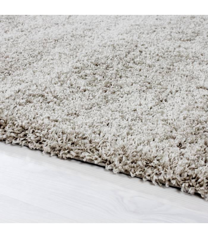 Tapis à poils longs à poils longs, tapis de salon, doux, uni en 14 couleurs