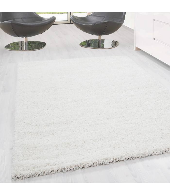 Tapis à poils longs à poils longs, tapis de salon, doux, uni en 14 couleurs