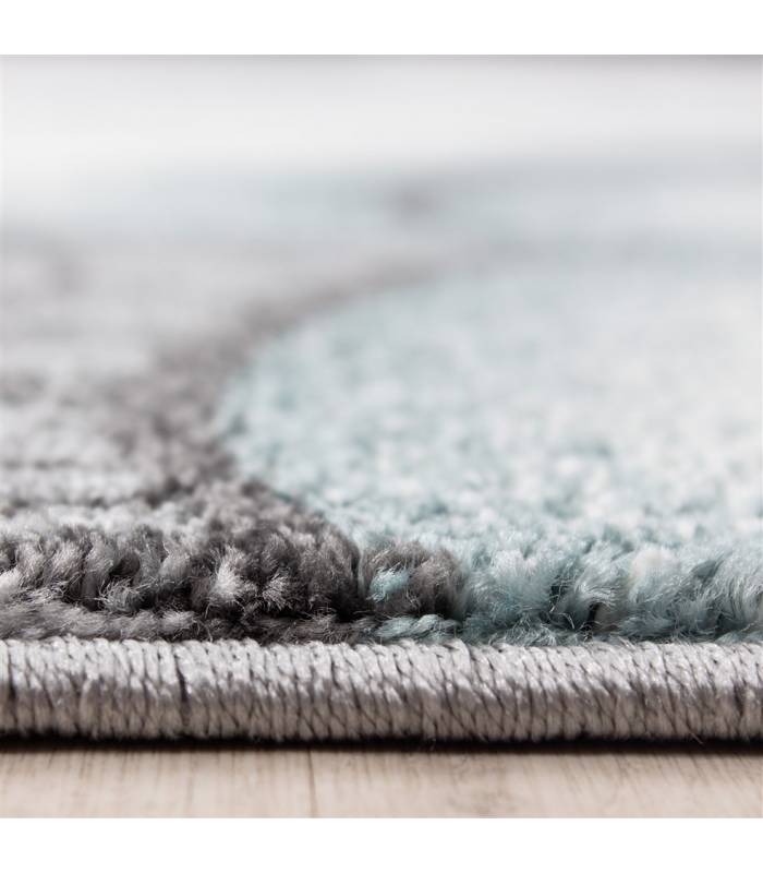 Tapis enfant poils courts phare bateau de mer chambre d'enfant gris beige