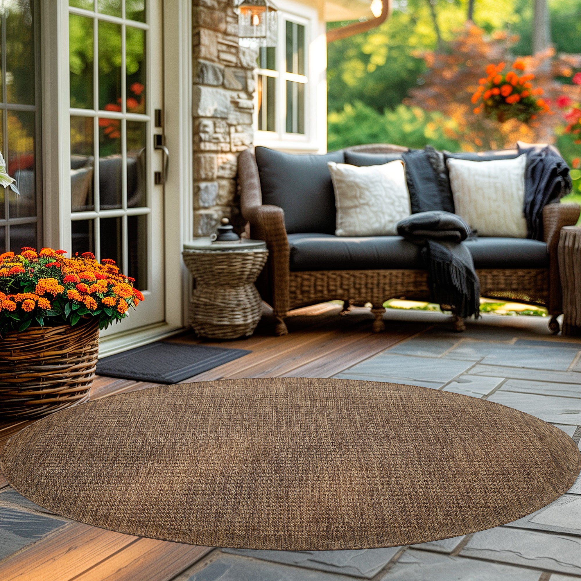 Tapis de couloir beige à poils longs pour salon, style bohème scandinave, motif 3D