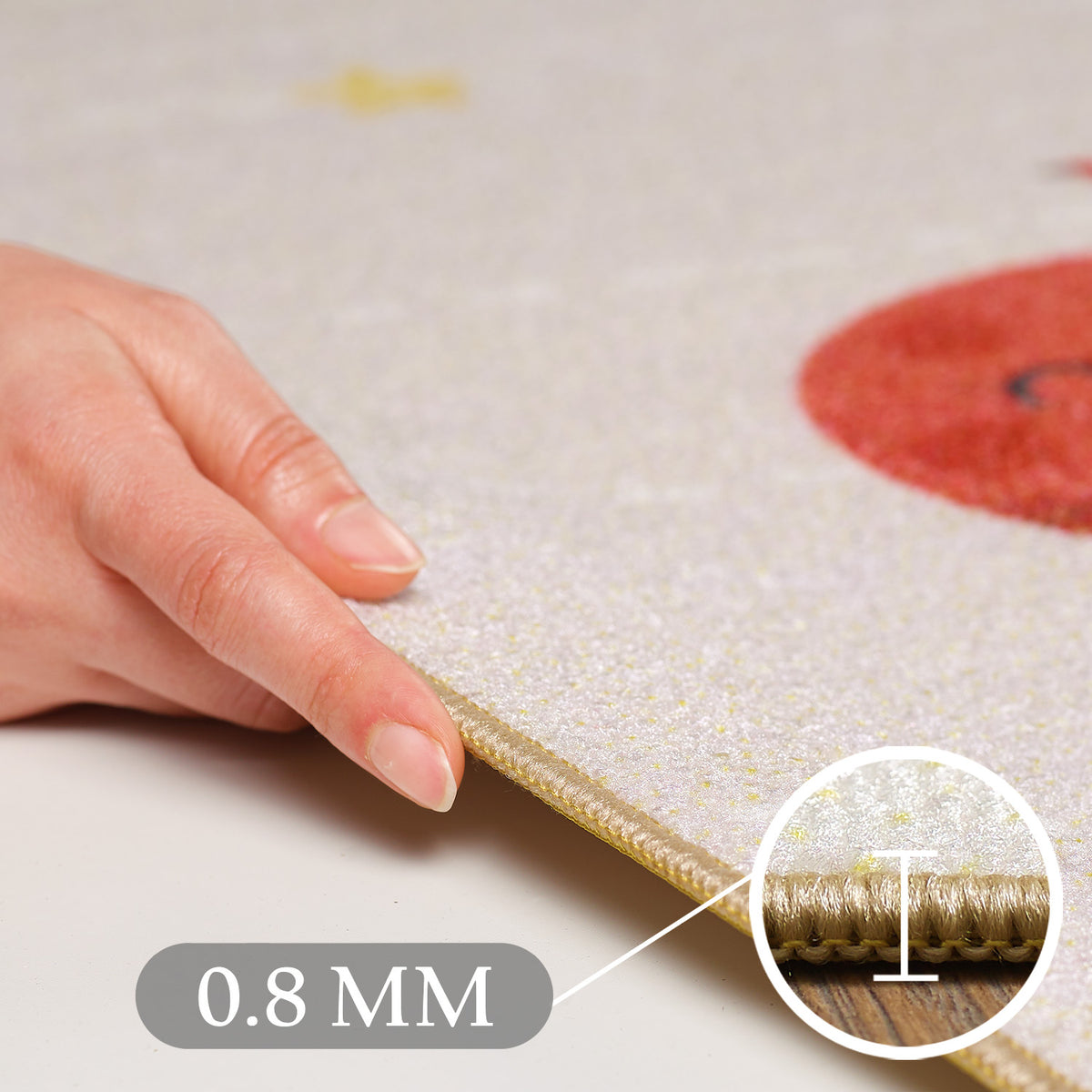 Carpettex Kinderteppich Babyteppich Rutschfest Weich Antiallergen
