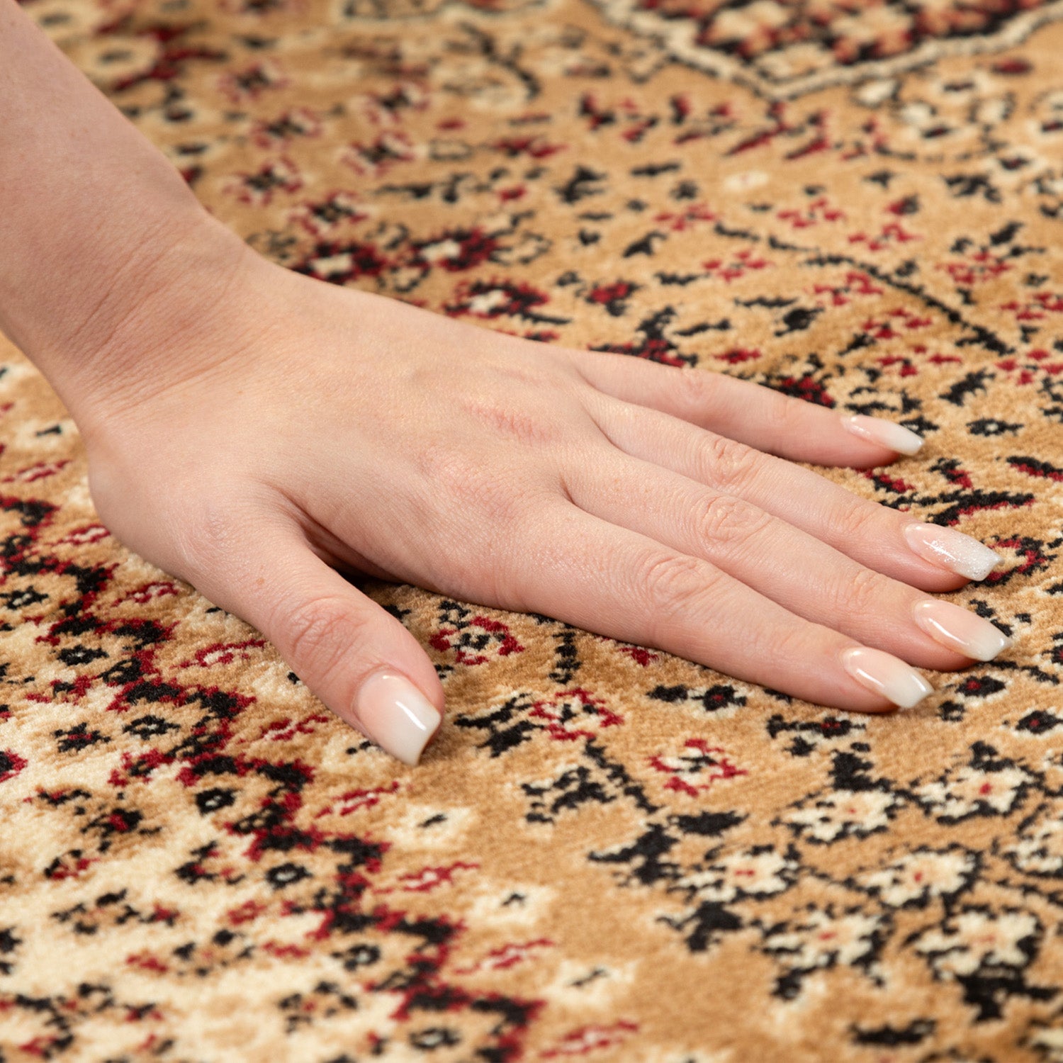 Orinet Teppich Klassisch Optik Webteppich orientalisch Design Teppich Wohnzimmer