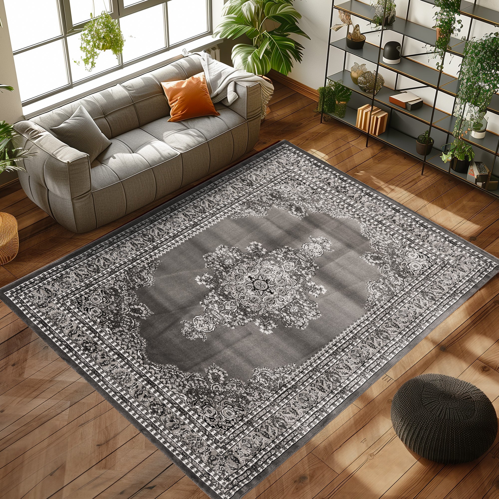 Orinet Teppich Klassisch Optik Webteppich orientalisch Design Teppich Wohnzimmer