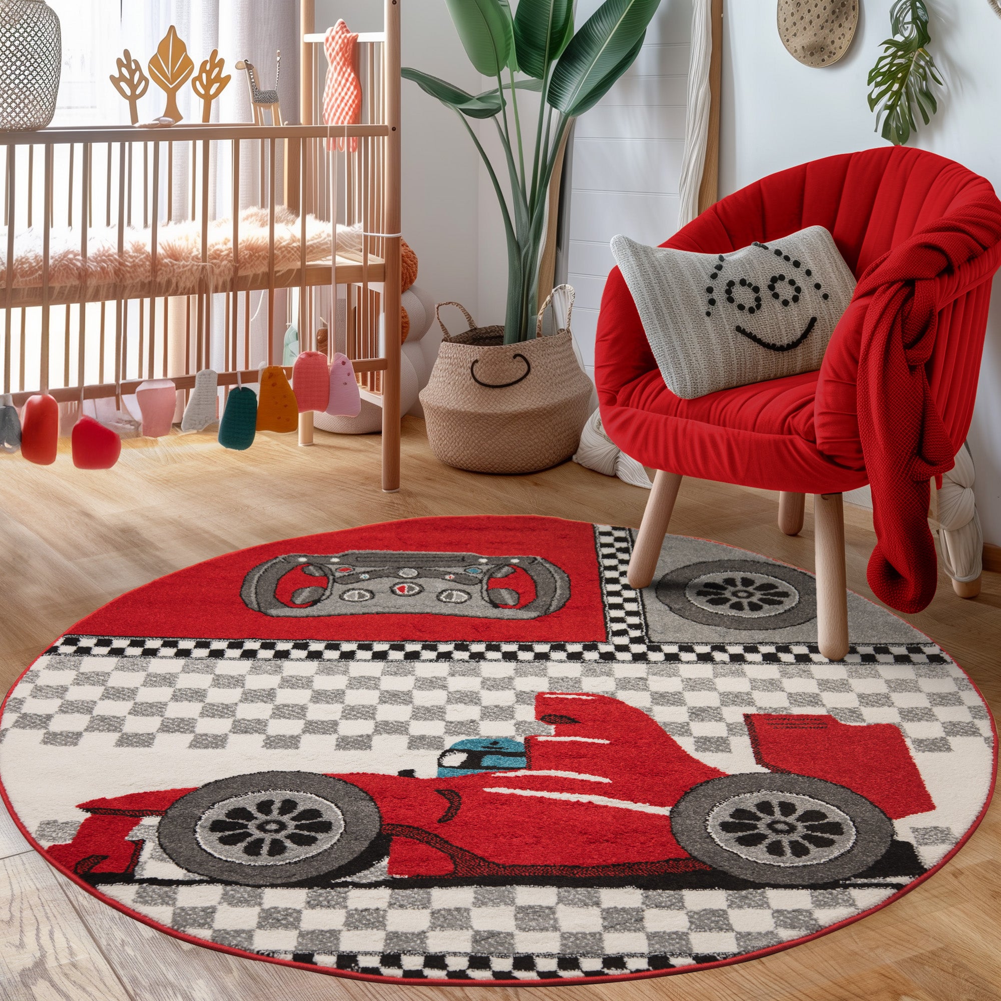 Tapis enfant garçon voiture de course design tapis chambre bébé chambre enfant