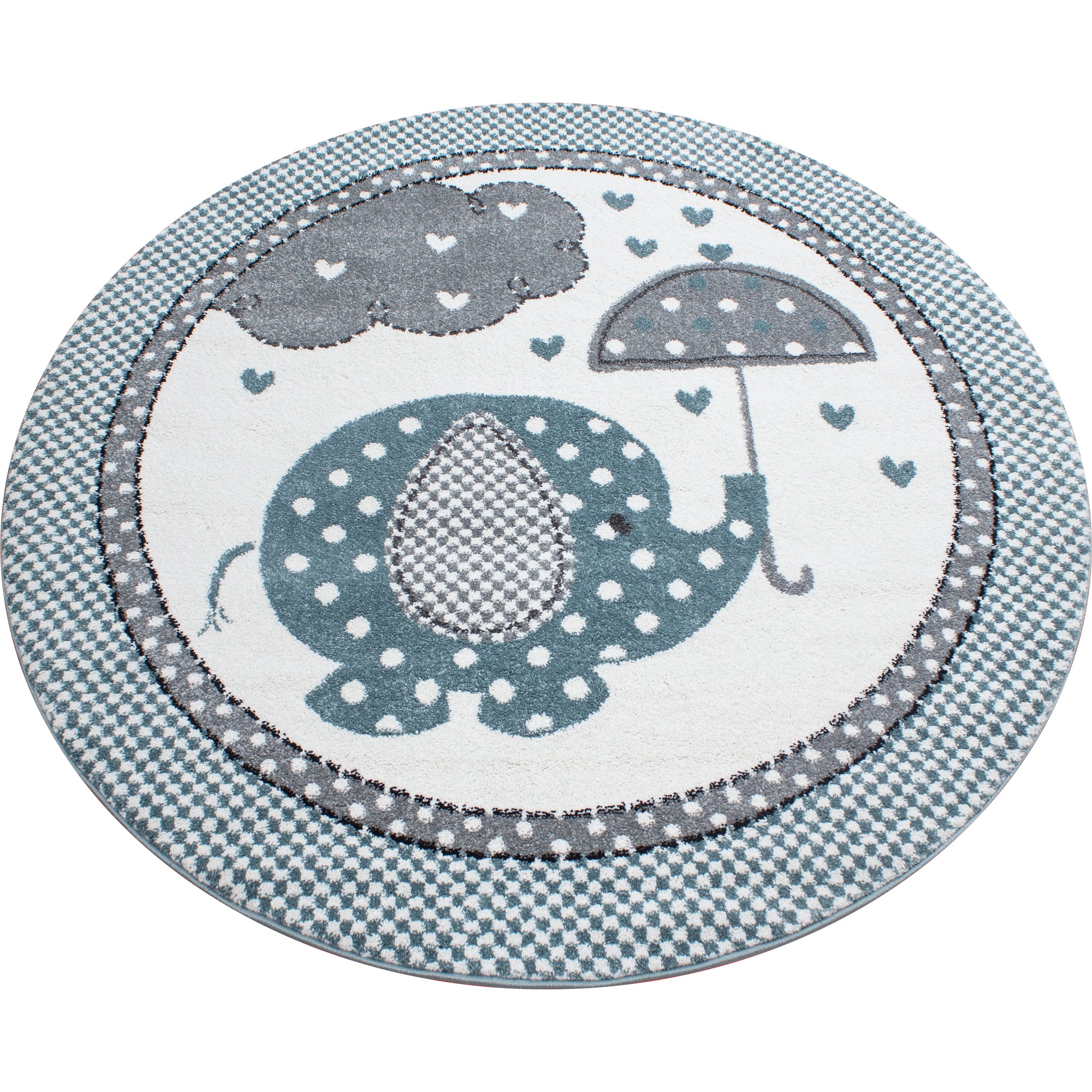 Tapis enfant garçon éléphant design tapis chambre bébé chambre enfant facile d'entretien