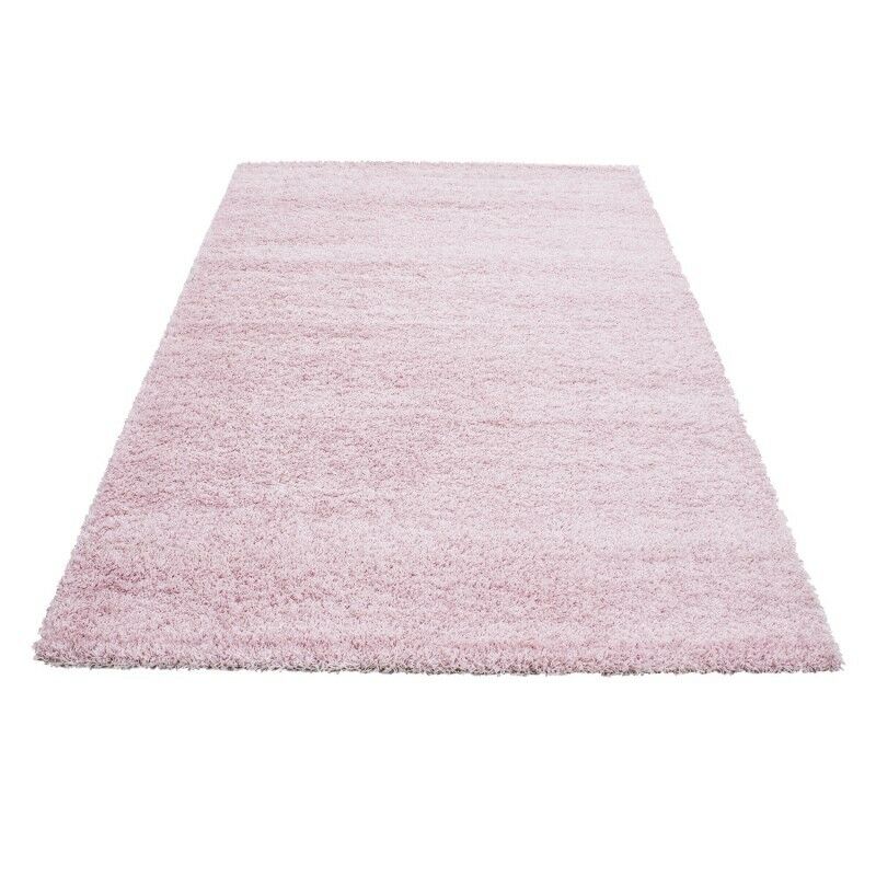 Hochflor Shaggy Langflor-Teppich Wohnzimmerteppich Soft Einfarbig in 14 Farben