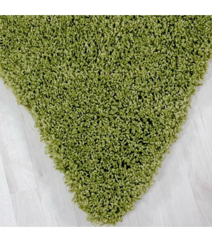 Teppich Sternform  Kinderteppich Hochflor Shaggy Stern muster Grün Farbe