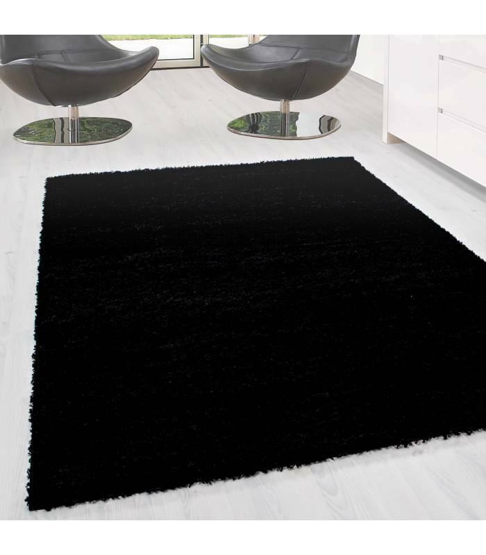 Tapis à poils longs à poils longs, tapis de salon, doux, uni en 14 couleurs
