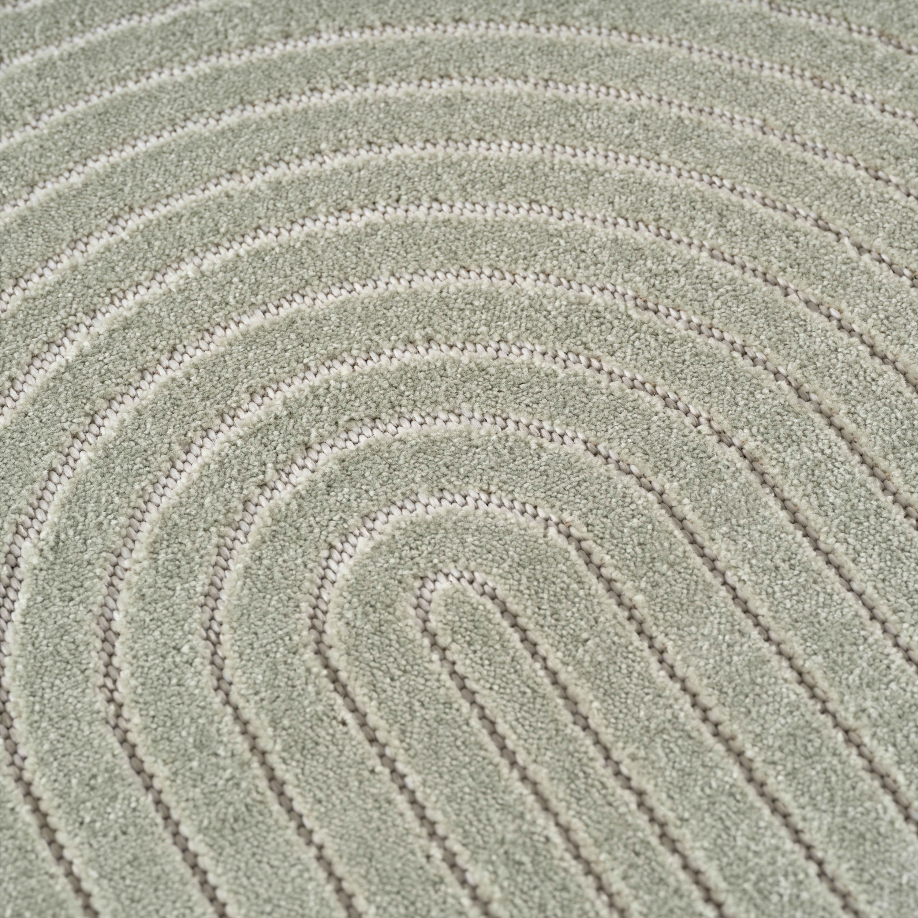 Carpettex Kurzflor Teppich 3D Hoch-Tief Skandi Boho Indoor Outdoor