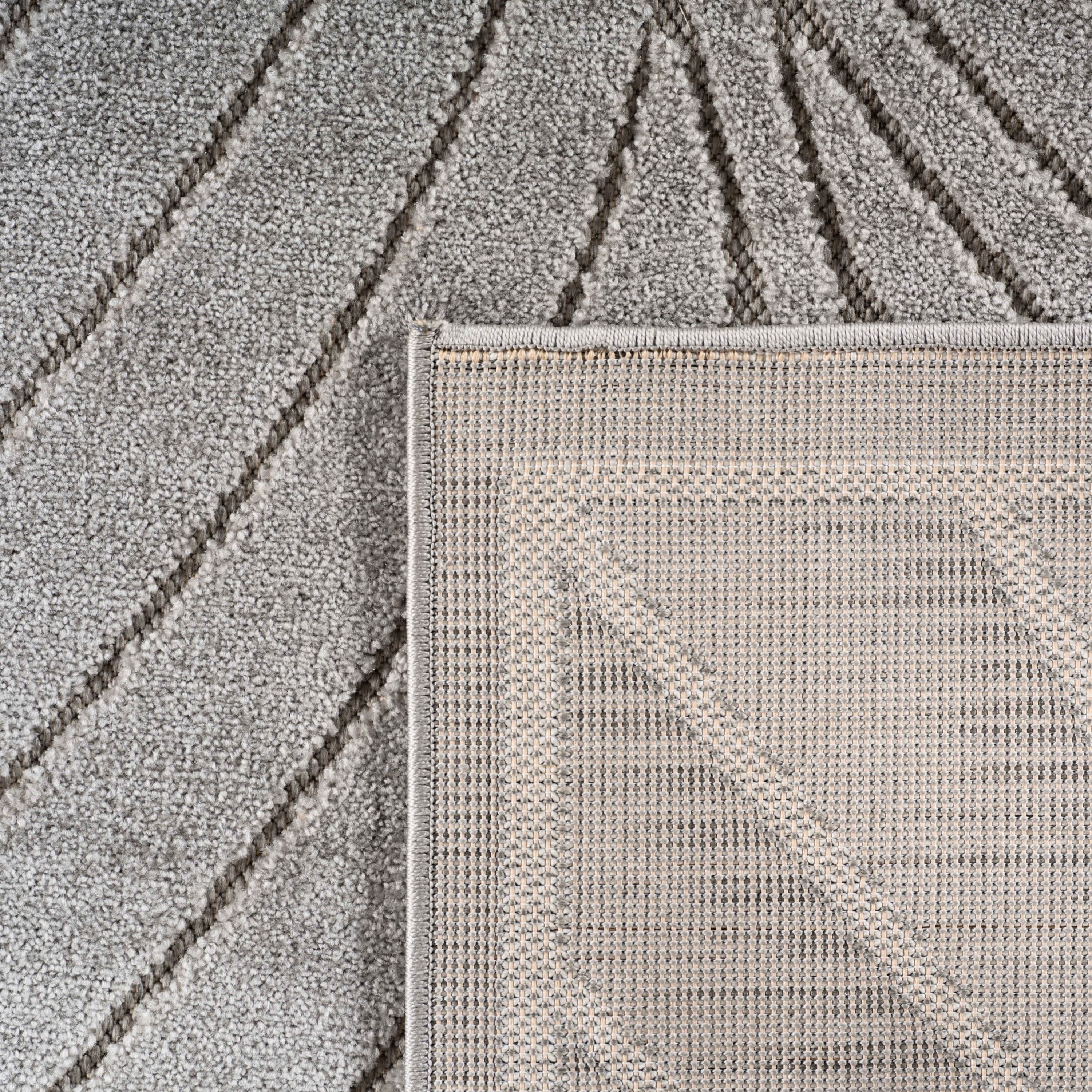 Carpettex Kurzflor Teppich 3D Hoch-Tief Skandi Boho Indoor Outdoor