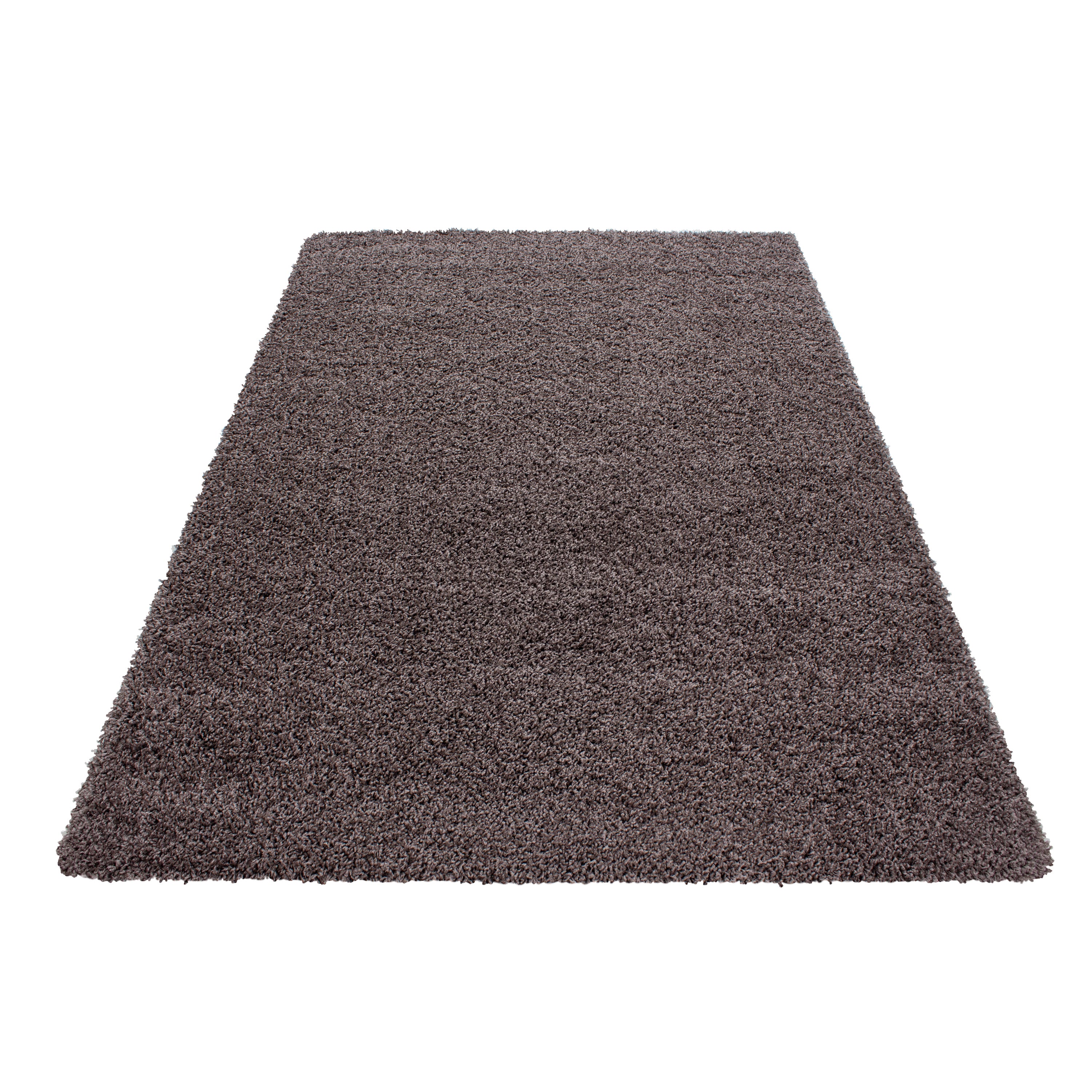 Tapis à poils longs pour le salon, tapis à poils longs, design uni, moelleux