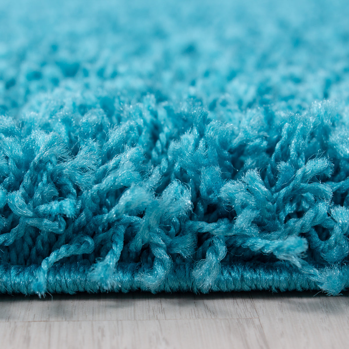 Hochflor Teppich Wohnzimmer Langflor Shaggy Teppich Einfarbig Design Flauschig