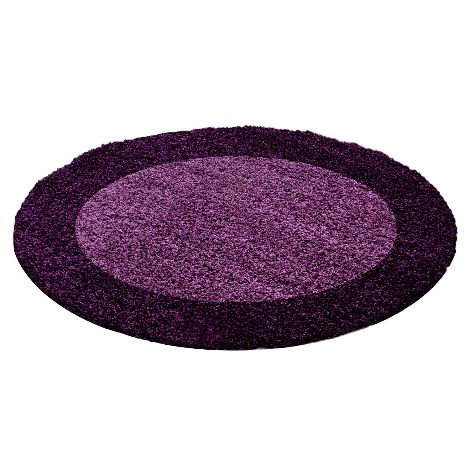 Tapis shaggy, poils profonds, tapis de salon à poils longs, motif bordure