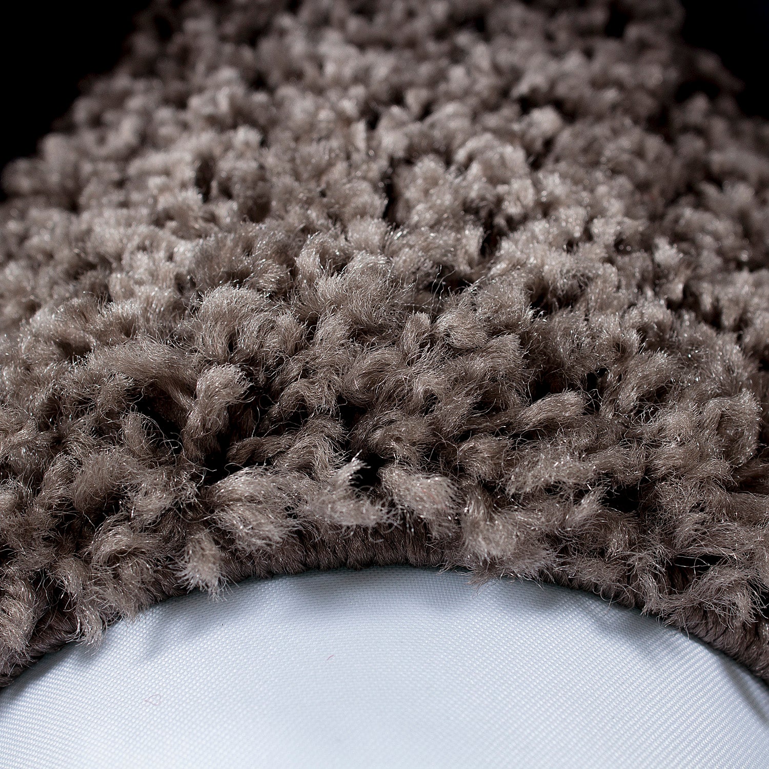 Shaggy Teppich Hochflor Langflor Wohnzimmer Teppich Gemustert in Bordüre Design