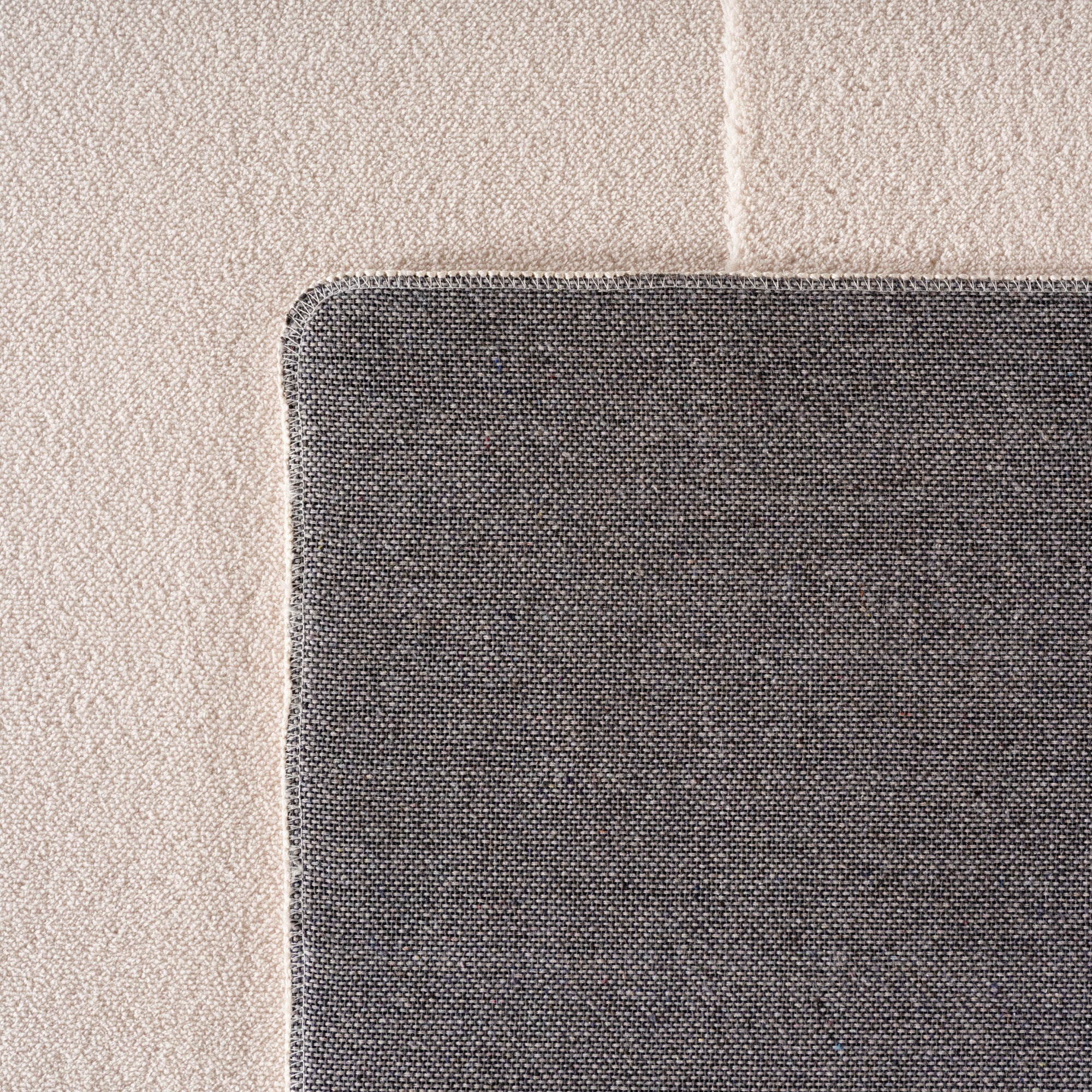 Tapis scandinave, style bohème, uni beige et crème, lavable