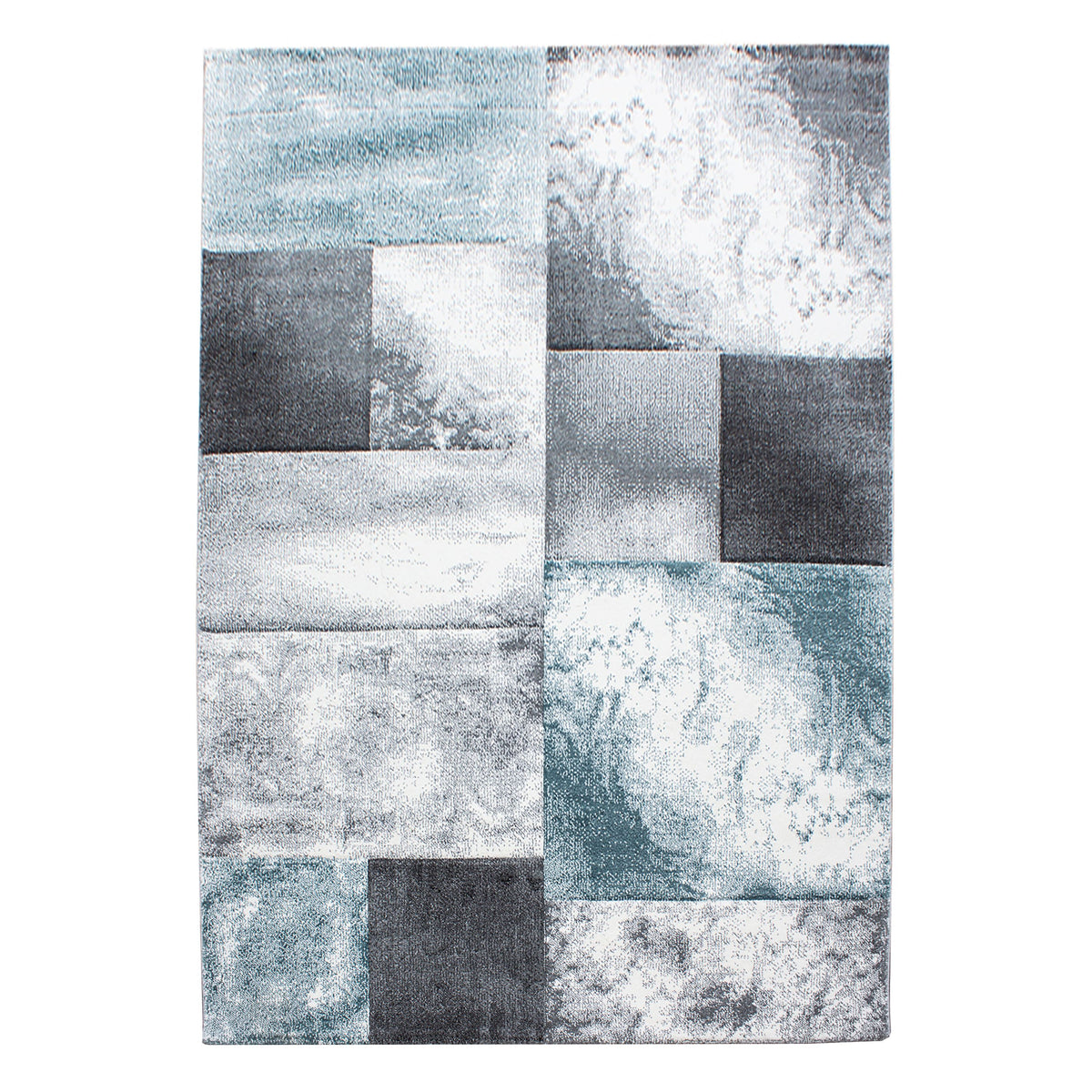Designer Wohnzimmer Teppich Modern Design handgearbeiteter Konturenschnitt