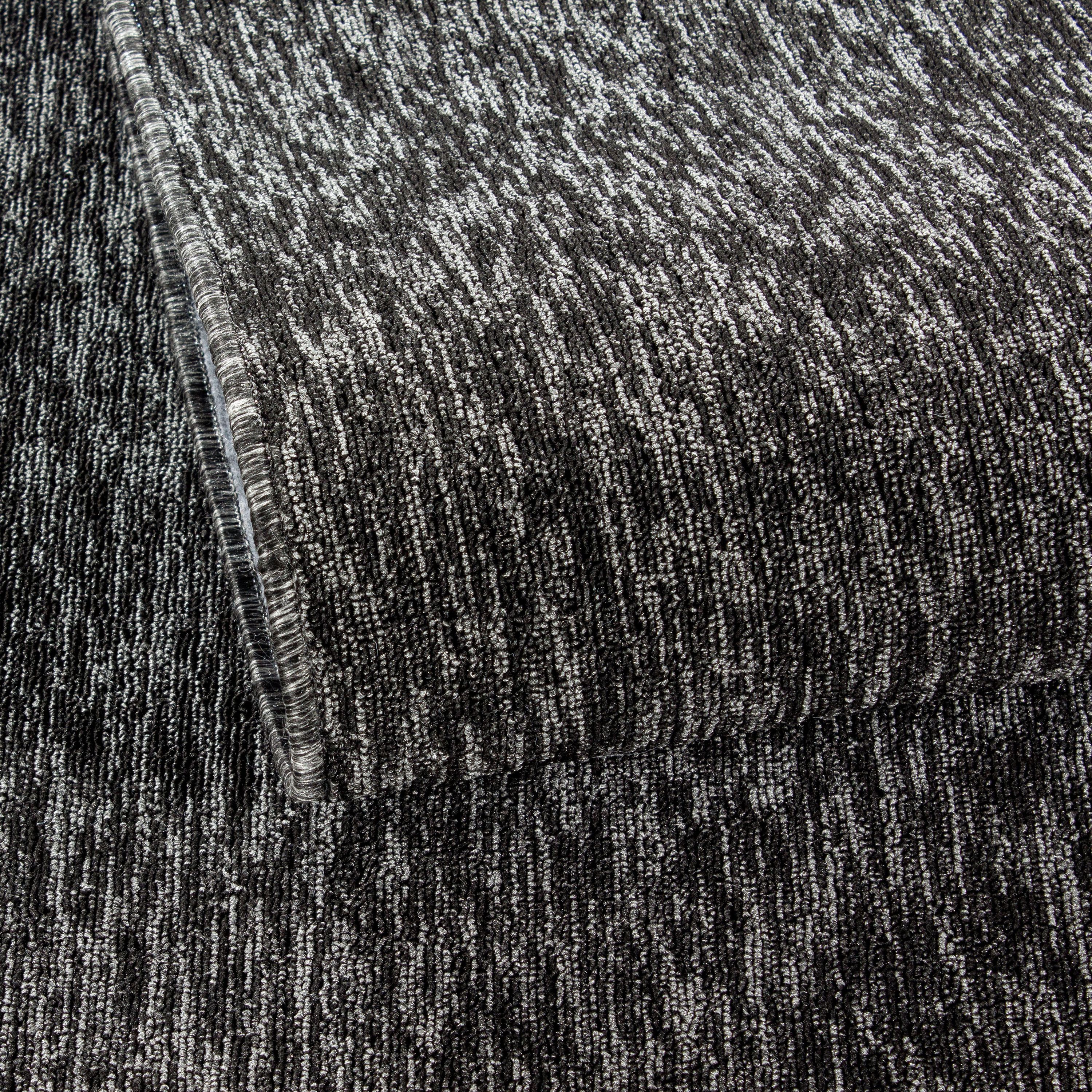 Tapis moderne à poils courts, à tissage plat, à boucles, chiné, pour salon