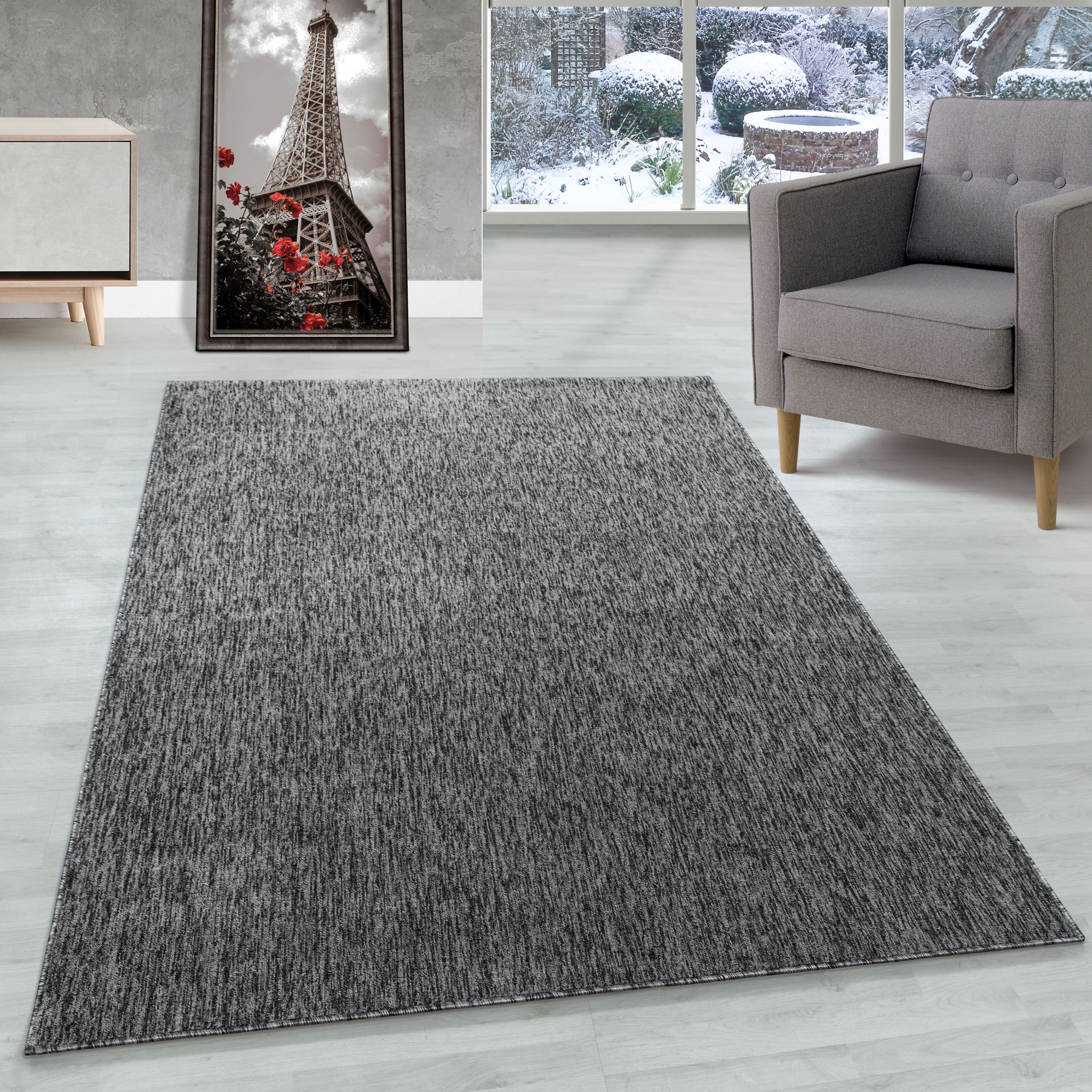 Modern short pile carpet flat weave loop carpet mottled carpet living room