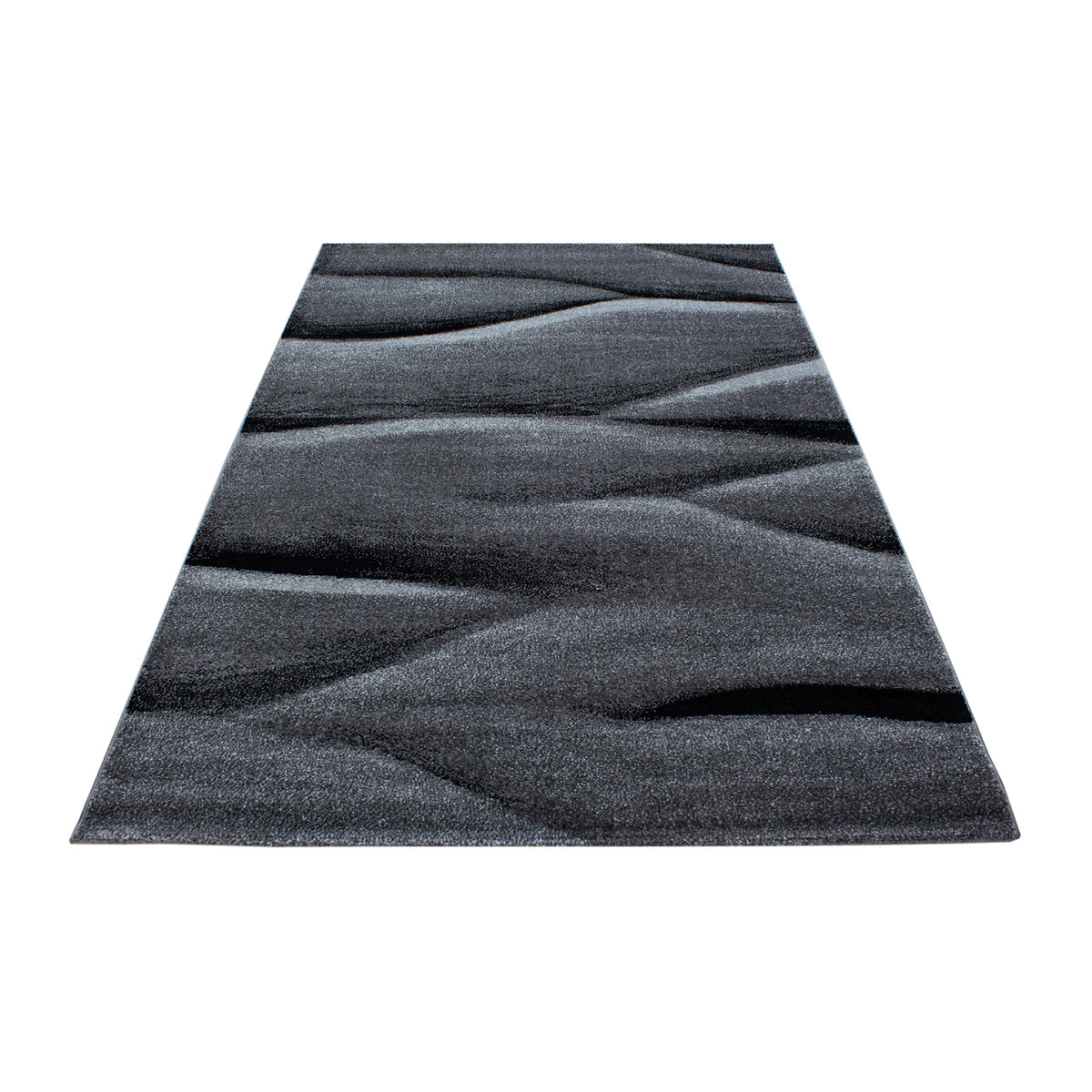 Teppich Wohnzimmer Schlafzimmer Esszimmer Kurzflor Modern Optik Meliert
