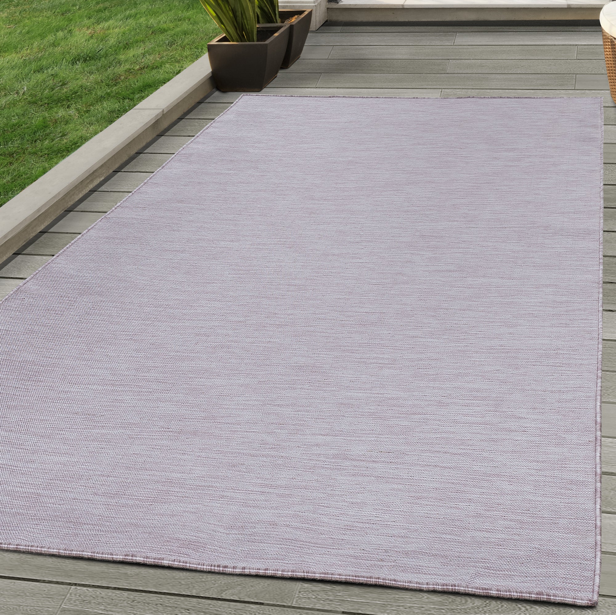 Indoor &amp; Outdoor Rug Plain Modern Style Kitchen Balcony Patio Garden