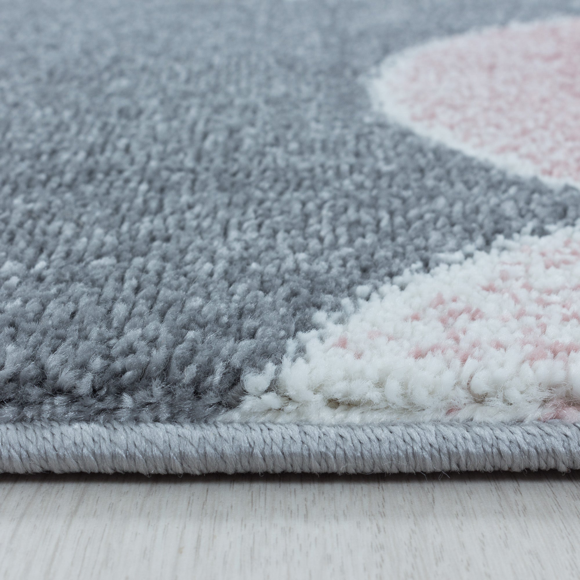 Children's carpet moon and stars design soft easy care carpet children's room