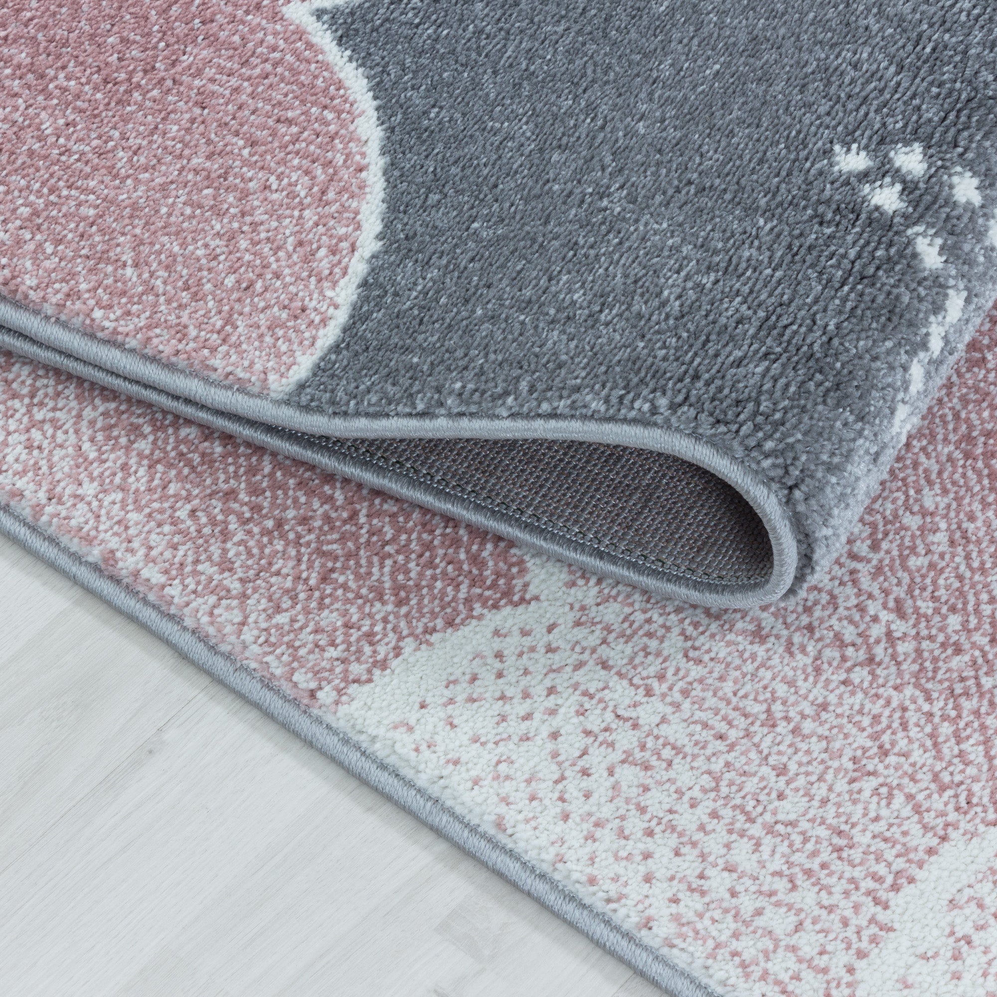Children's carpet moon and stars design soft easy care carpet children's room