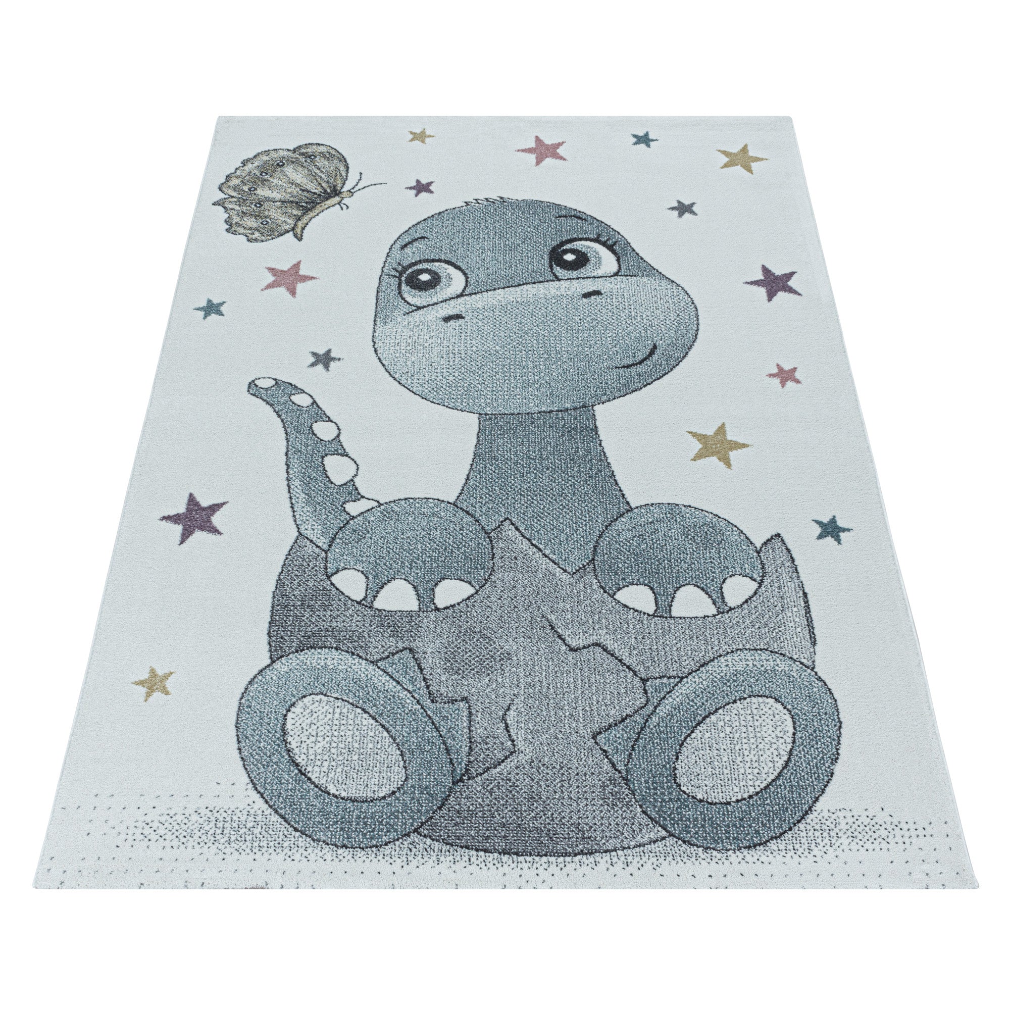 Tapis pour enfants Design de dinosaure mignon Tapis moderne facile d'entretien Chambre d'enfant